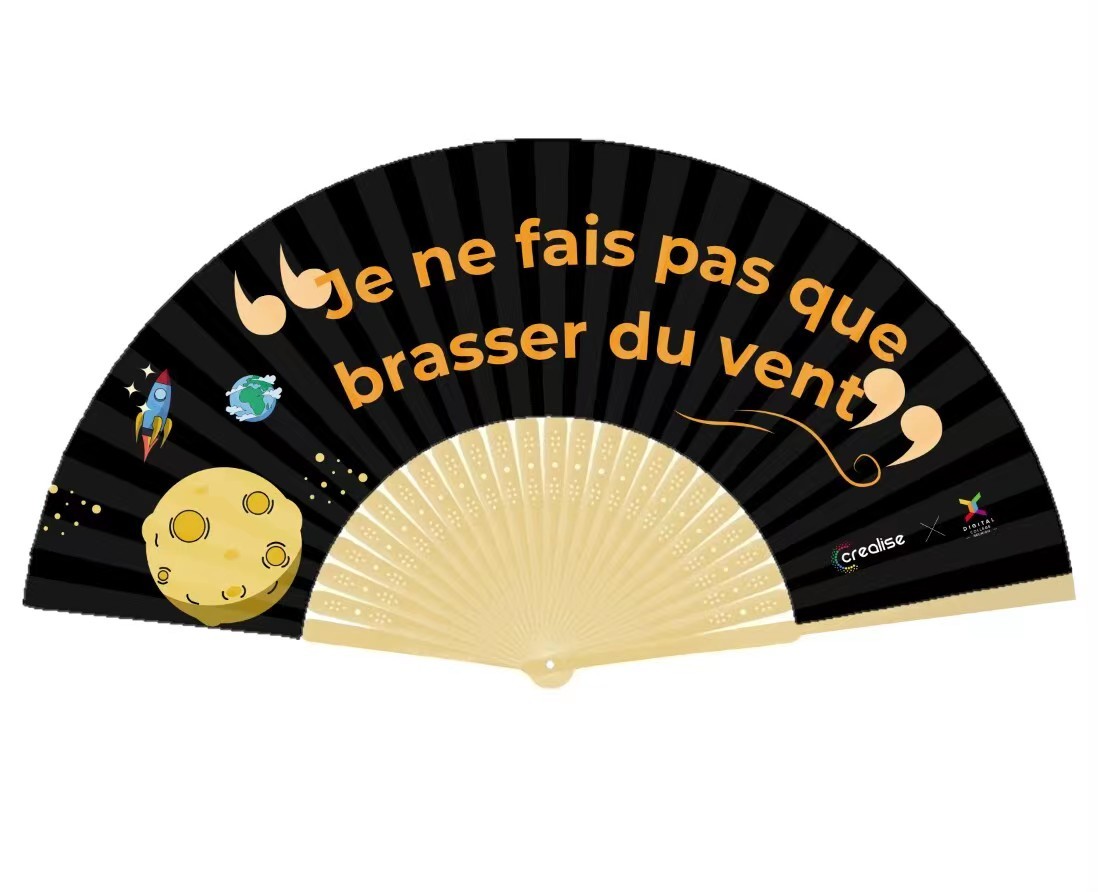 Handmade Bamboo Fan Bamboo Accordion Fans with Double Sided Design