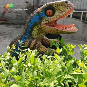China Waterproof Dinosaur Playground Equipment Animatronic Dinosaur Puppet For Dino Park factory