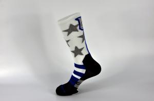 China Sweat Absorbent Colorful Basketball Socks , Quick Dry Sporty Boys Basketball Socks factory
