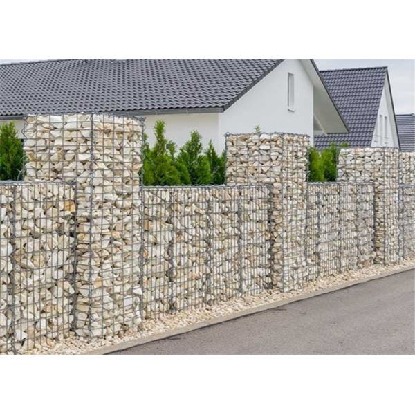 China 3.5mm Garden Fence 2x1x0.5m Welded Gabion Wire Mesh factory