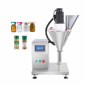 Semi-Auto 5g to 5L Milk Powder Spice Auger Filler Jar Can Coffee Machine 200ml