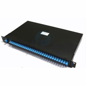 China 19 Inch 1x32 Plc Rack Mount Fiber Optic Splitter SC UPC factory