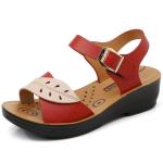 BS121 Women'S Shoes Summer New Mother Sandals Flat Non-Slip Soft Bottom Sandals