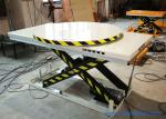 6000 Lb 2200 Lbs Stationary Electric Lift Scissor Lift Table 120v With Rotary