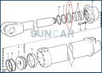 VOE4833156 4833156 Piston Rod Seal For SUNCARSUNCARVOLVO L160 Lift Cylinder A30C