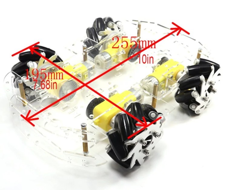 China Diameter 65MM Metal Mecanum Wheel Robot For Smart Car factory