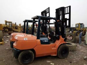 China Lifting Height 4500mm Used Toyota 7FD50 5 Ton Forklift factory