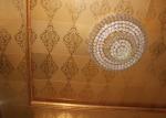 Embossed Aluminum Artistic Ceiling Tiles For Residential Decorated Ceiling ,