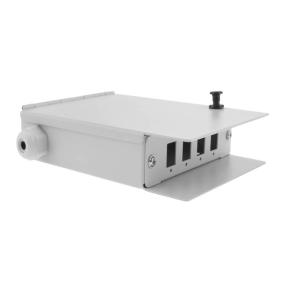 China 4F 6F 8 Port Metal Fiber Optic Splitter Box FTTH Termination Box factory