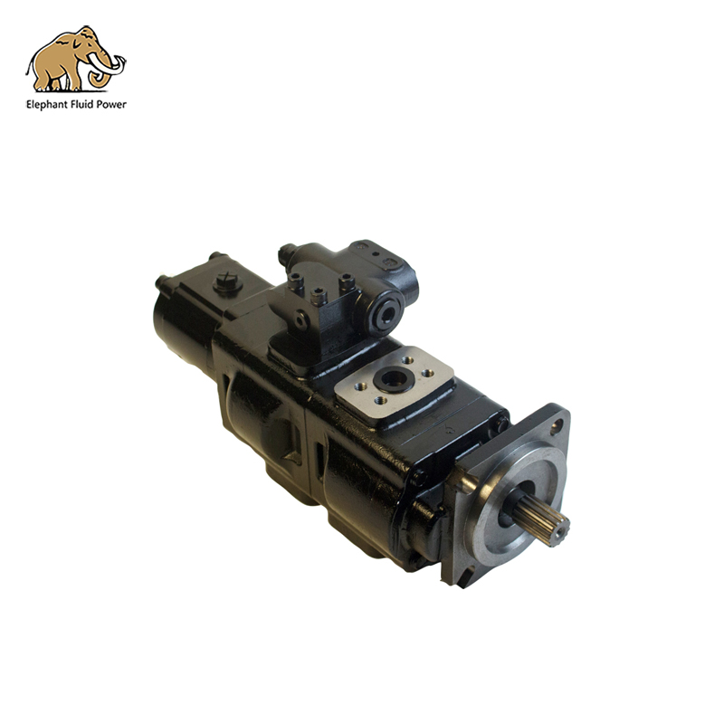 20/925591 Genuine Parker JCB Loadall Triple Hydraulic Gear Pump 36 + 19 + 16 CC/REV