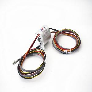 China 25.4mm Inner Bore 1000M Ethernet Slip Ring With Precious Metail Contacts factory