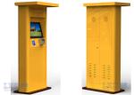 17'' 19'' Self Service Touch Screen Kiosk Floor Standing Parking Lot Display