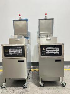 China Electric Digital Panel 380V/220V Chicken Pressure Fryer Without Oil Filter System factory