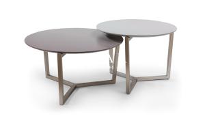 China High Quality Home Goods Metal Frame Legs Round Coffee Table factory