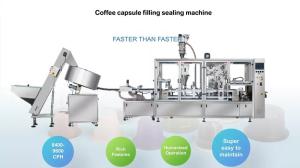 China Professional Rotary Cup Filler And Sealer 6 Lanes Ce Fda Iso Certification factory