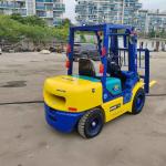 Komatsu FD30 Used Forklift Two Stage Material Handling Equipment 3 Ton