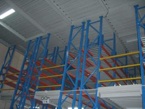 China Logistics Equipment Multi Tier Mezzanine Rack For Warehouse Application factory
