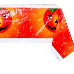 Square SGS PEVA Plastic Halloween Table Cover For Party