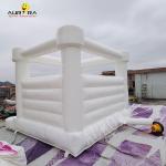 Wedding White Inflatable Bounce House Outdoor Jumping Bouncy Castle