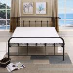 OEM Wrought Iron Platform Bed High Strength Structure Classic Design