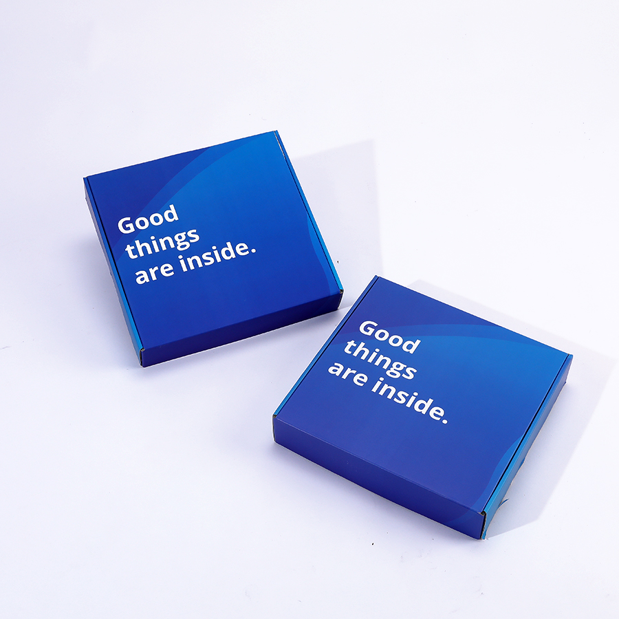 Recyclable Custom Logo Colored Printed Corrugated Shipping Boxes for Cosmetic Suits