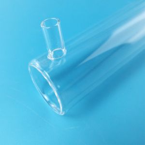 China Quartz Apparatus Quartz Reactor Double Wall Jacketed Immersion Well Photochemical Uv Photocatalytic factory