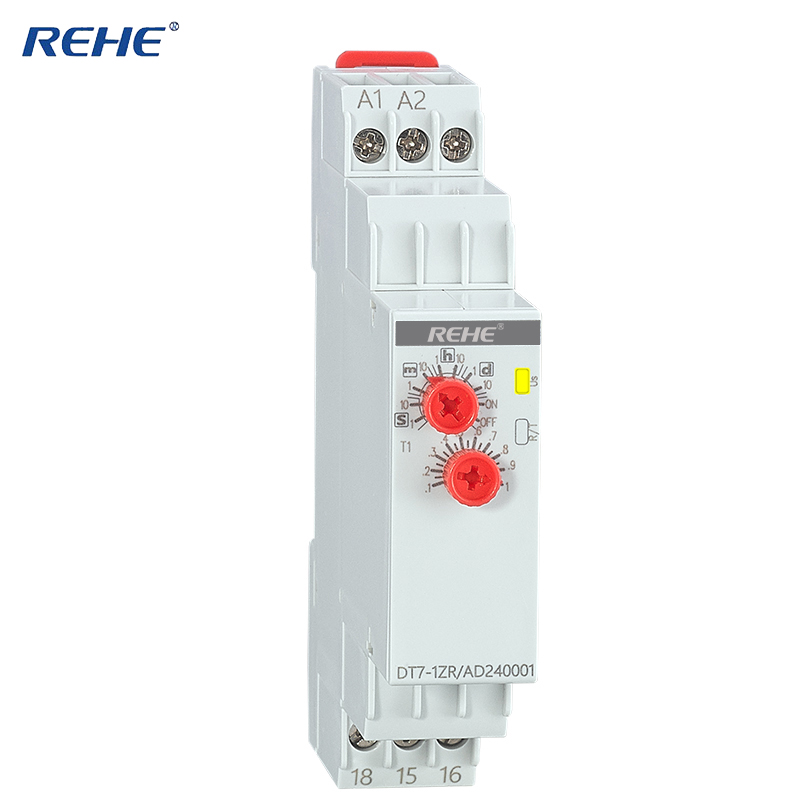 DT7-1ZR SPDT Delay ON Programmable Single Function and Single-Time Relay AC/DC12V-240V