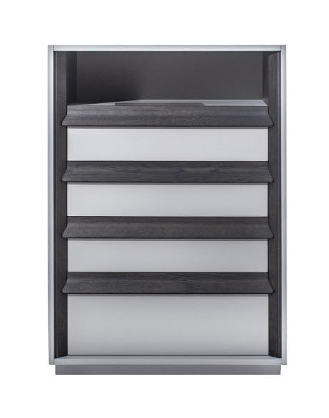 Italy design Storage chest drawers by Smooth painting with Oak wood for Bedroom