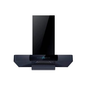 China Modern Glass Stainless Steel T Shape Chimney Hood Electric Wall Mounted Range Hood factory