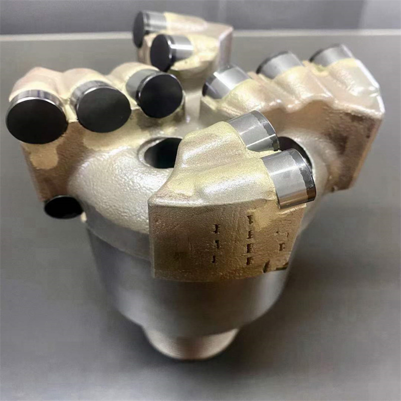 PDC Non Core Steel Drilling Bits 3 Wings For Mining Industry