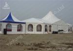 Combined A Frame And High Peak Huge Wedding Tents Hard Aluminum Alloy Frame
