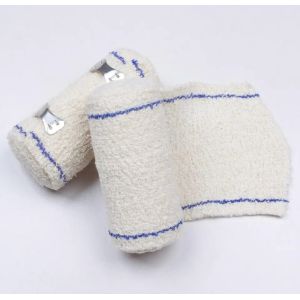 Premium Elastic Crepe Bandage With Metal Band Clips