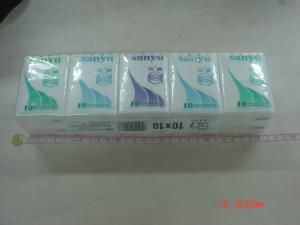 China Virgin Pulp Facial Pocket Tissue factory