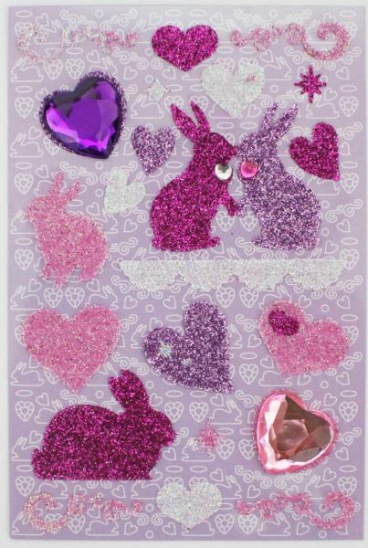 Non Toxic Safe Recollections Bling Stickers Soft Self Adhesive With Silk