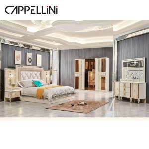 China Cabrini Turkish Bedroom Furniture Set Durable MDF Modern Bedroom Furniture factory