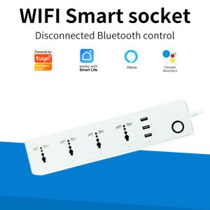 China Wi Fi Remote Control Homekit Smart Socket 2.6 Ounces Remote Outdoor Socket factory