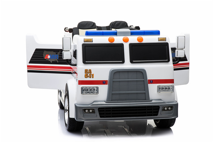 2022 Children Car Ambulance Vehicle with Max Loading 20kg and 12V Battery Operated