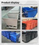 Waste Bin Tilt Bucket Self Dumping Hopper Waste Treatment Tipping Skip For
