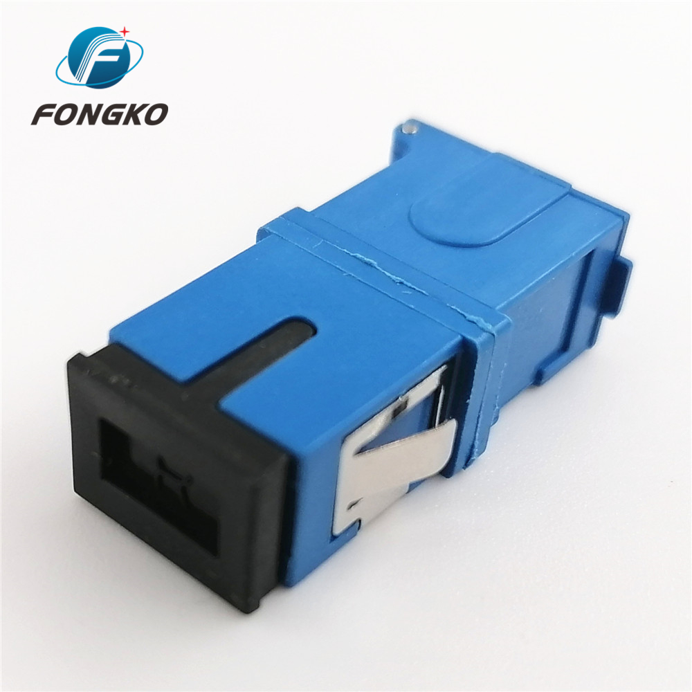 Promotion Simplex SC Optical Adapter SM SC/UPC Auto Shutter Fiber Optic Adapter