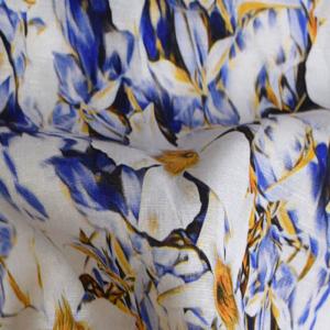 China Viscose Blended Soft Tulle Fabric 70% Tencel +20% Ramie +10% Viscose factory