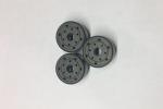 25mm Ptfe Banded Shock Absorber Piston Black Color 2.15 G / Cm3 Hrb70 - 90