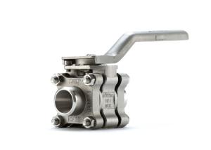 China 3 Piece Forged Floating Ball Valve Bw Sw NPT High Pressure Ball Valve factory