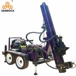 Water Well Drill Rig Depth 300m Water Drilling Equipment Trailer Mounted Water