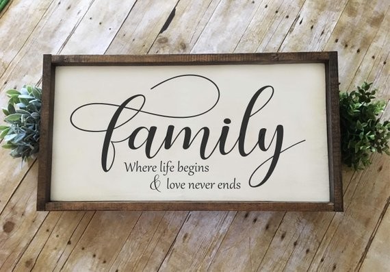 China Lightweight Personalised Family Wooden Plaques With Quotes ISO Approved factory