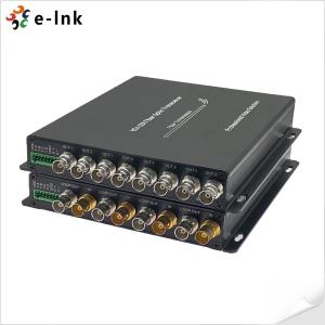 China 4 Channel 3G-SDI Fiber Extender With Backward RS485 4Ch Tally 20KM FC Connector factory