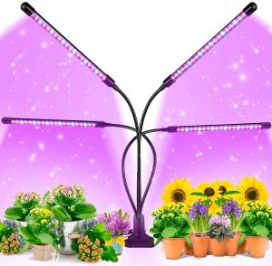 China Adjustable Gooseneck 4 Head Timing Led Plant Grow Lamp factory