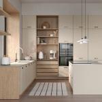 Factory Luxury Price Automatic Villa Complete Melamine Kitchen Cupboards Set