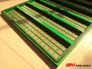 China Steel Framed Drilling Shale Shaker Screen Flat Pattern API 120 factory