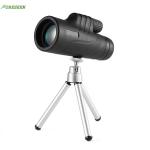FMC Green 10x42 Waterproof Monocular Telescope With Tripod Clip Large Eyepiece
