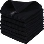 Pure Cotton Honeycomb Kitchen Square Towel Set with Hook Direct Solid Color